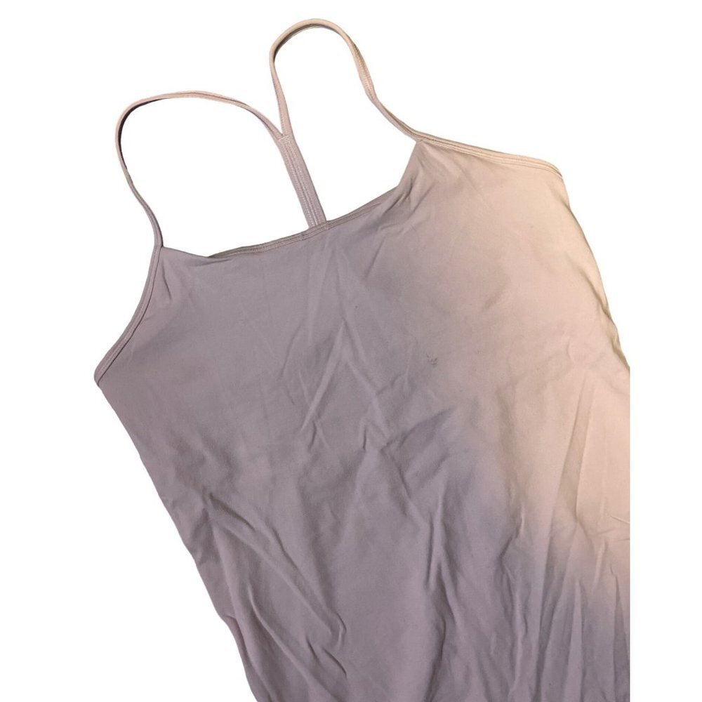 Lululemon Power Y Sz 8 Pink Athletic Top